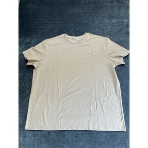 Fresh Clean Threads T-Shirt Mens 3XL Khaki Heavyweight Cotton Blend Crew Neck